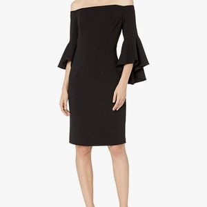 NEVER BEEN WORN Calvin Klein Women's One Shoulder Solid Sheath Dress SIZE 8